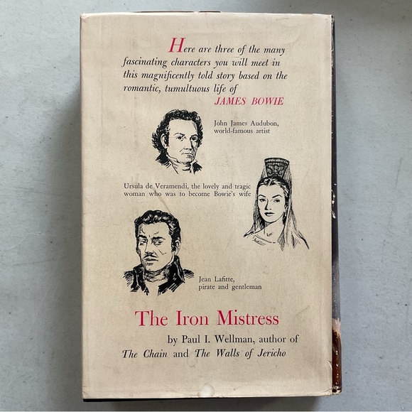 The Iron Mistress by Paul I. Wellman Vintage Hardcover Book - Picture 5 of 6
